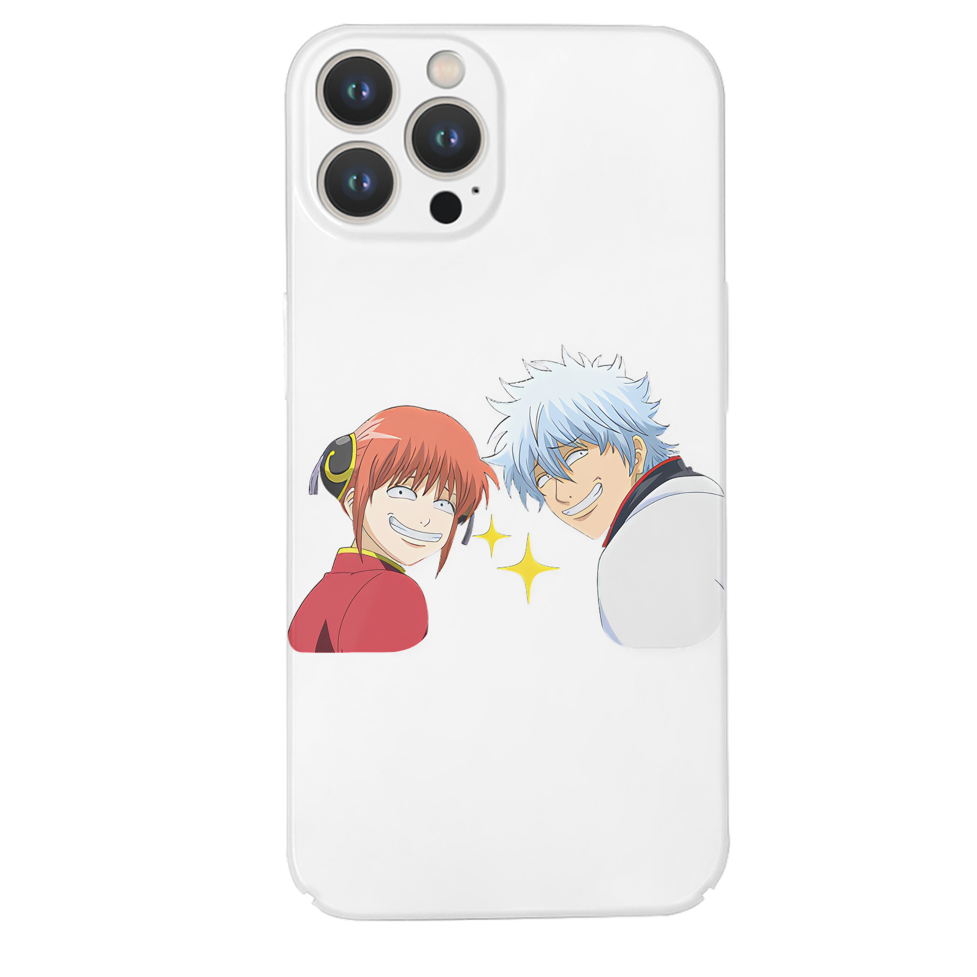 （画像用） ぎんたま 坂田銀時（さかたぎんとき） 神楽 志村新八（しむら しんぱち） GINTAMA Sakata Gintoki Kagura Shimura Shinpachi 【iPhone 14シリーズ対応】ハードケース